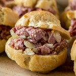 Beer Puffs with Corned Beef filling-1:1