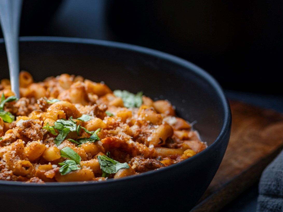 Creamy Ground Beef Pasta Soup-4:3