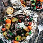 Butter Garlic Herb Steak Foil Packs