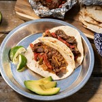 Campfire Steak Fajita Foil Packs