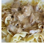 Crock Pot Creamy Beef Stroganoff