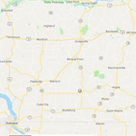 Darlington, WI map