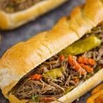 Slow Cooker Italian Beef Sandwiches