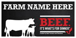 Beef Month Billboard Option: Silhouette