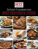 School Foodservice Beef Resource Guide-Front Cover