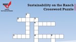 Sustainability Crossword